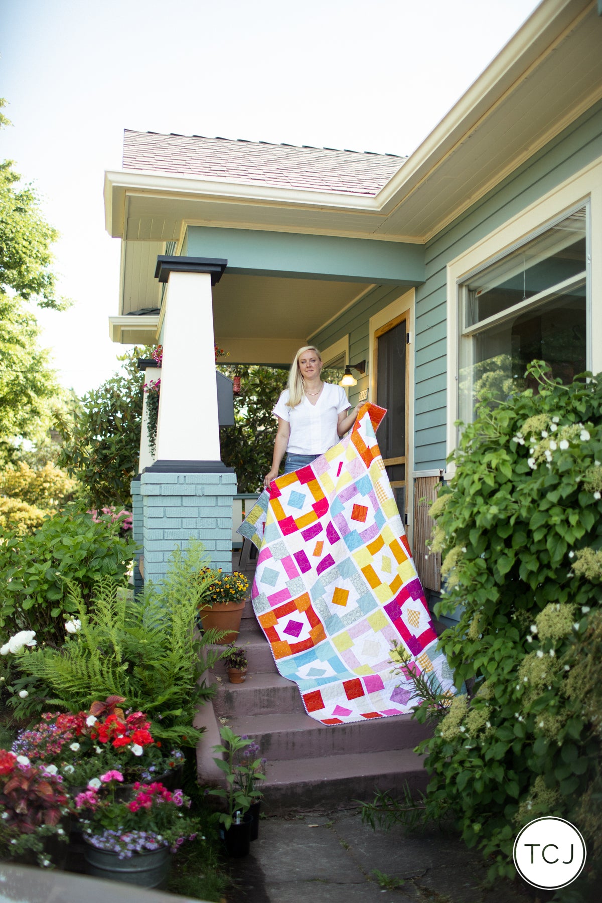 Backyard Party Quilt Pattern - PDF